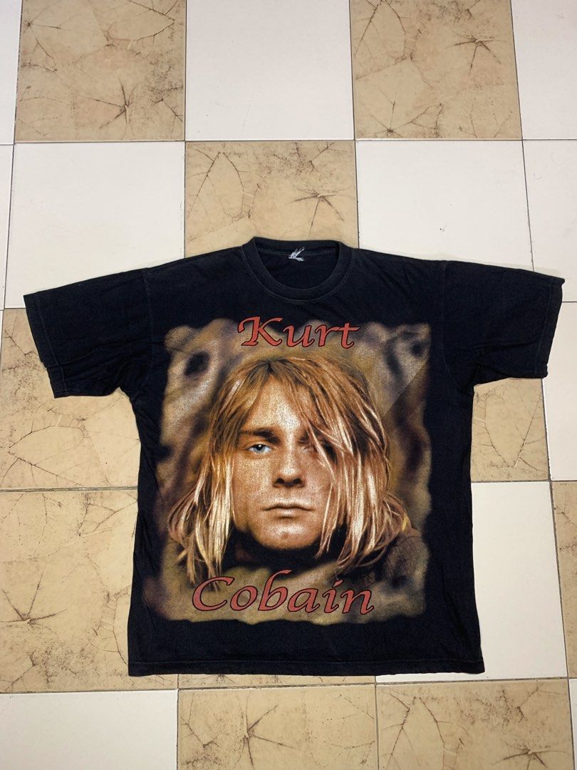 Vintage kurt cobain nirvana shirt, Men's Fashion, Tops & Sets, Tshirts