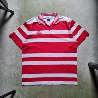 Vintage Umbro Striped Football Shirt