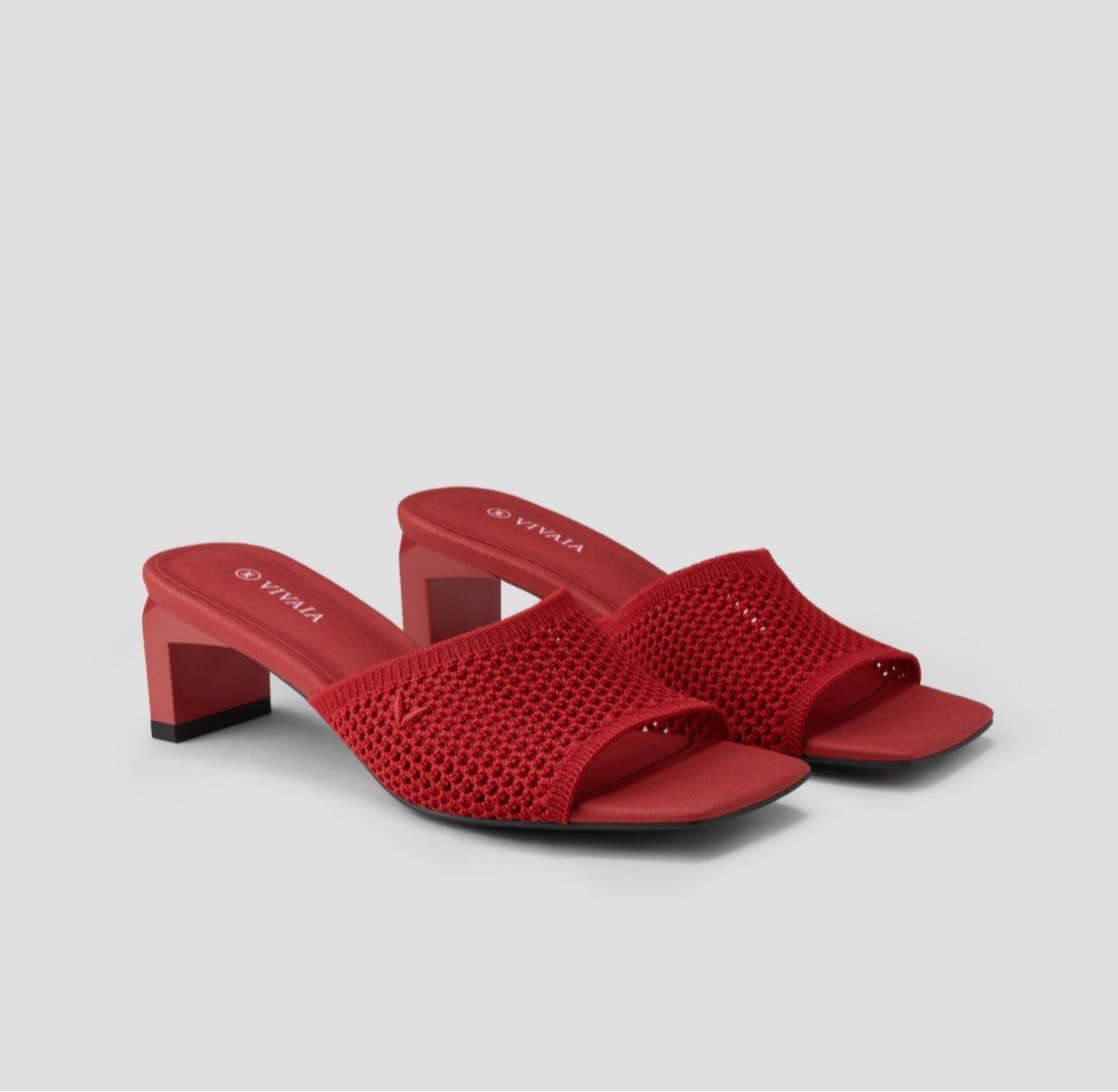 Red slide sales on heels
