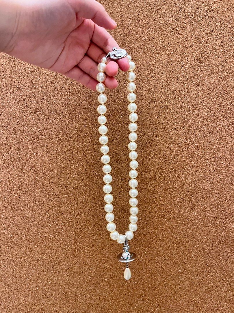 Vivienne westwood store pearl necklace asos