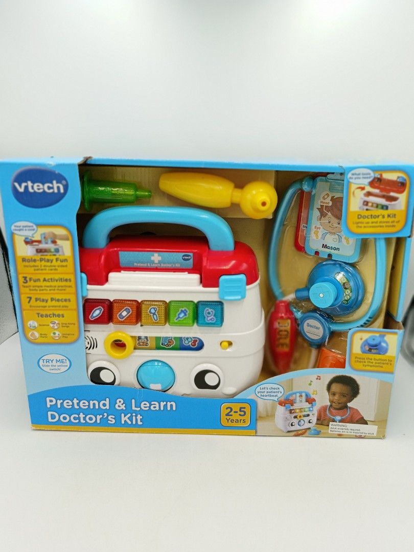 Vtech Pretend Learn Doctor s Kit Hobbies Toys Toys Games on Carousell