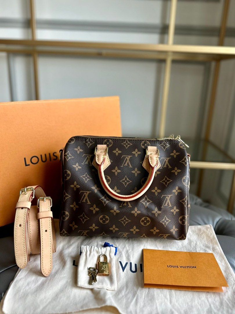 LV Boulogne Monogram 2021 complete set ori rec dv, Barang Mewah