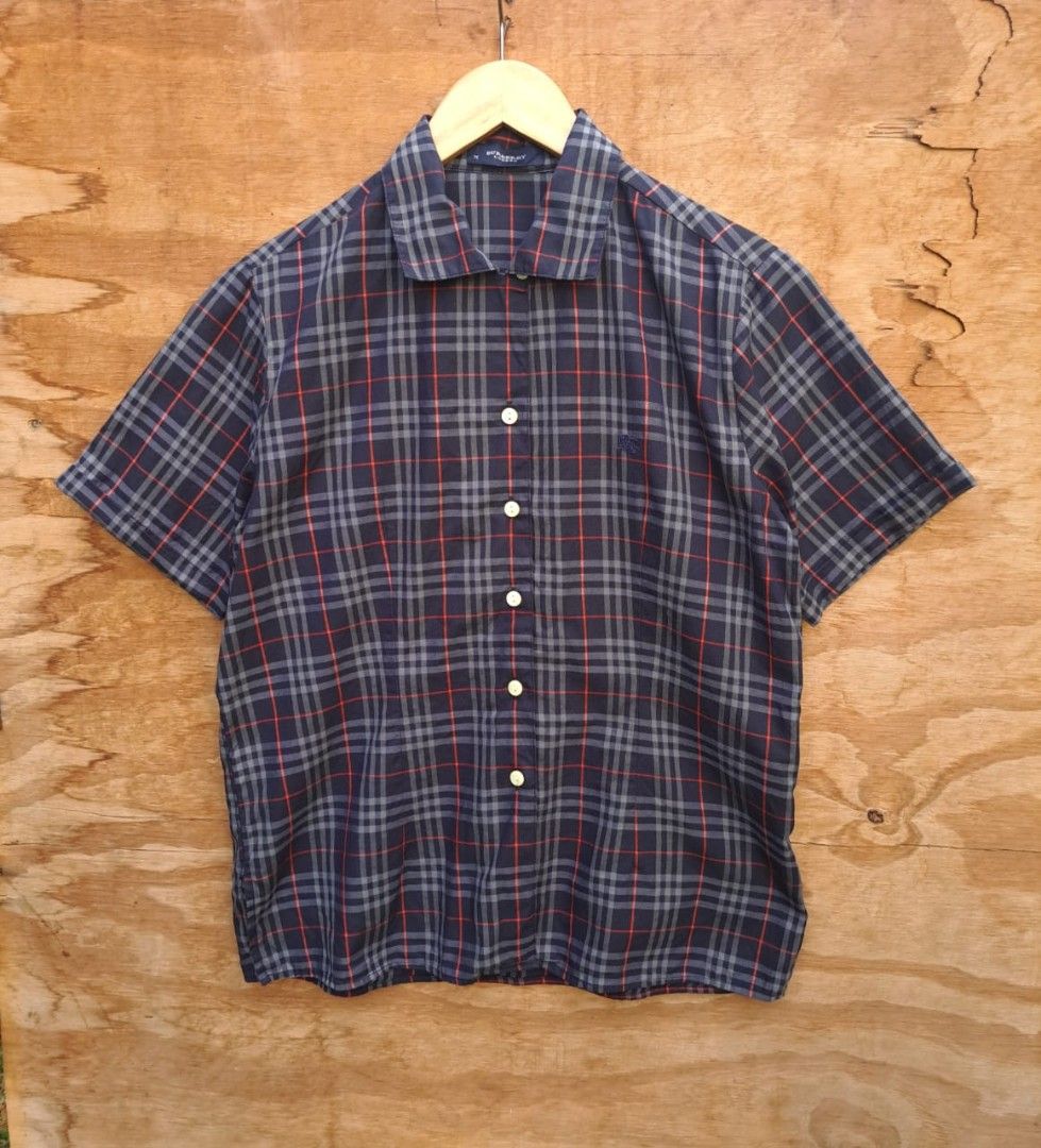 Burberry nova check short sleeve shirt deals