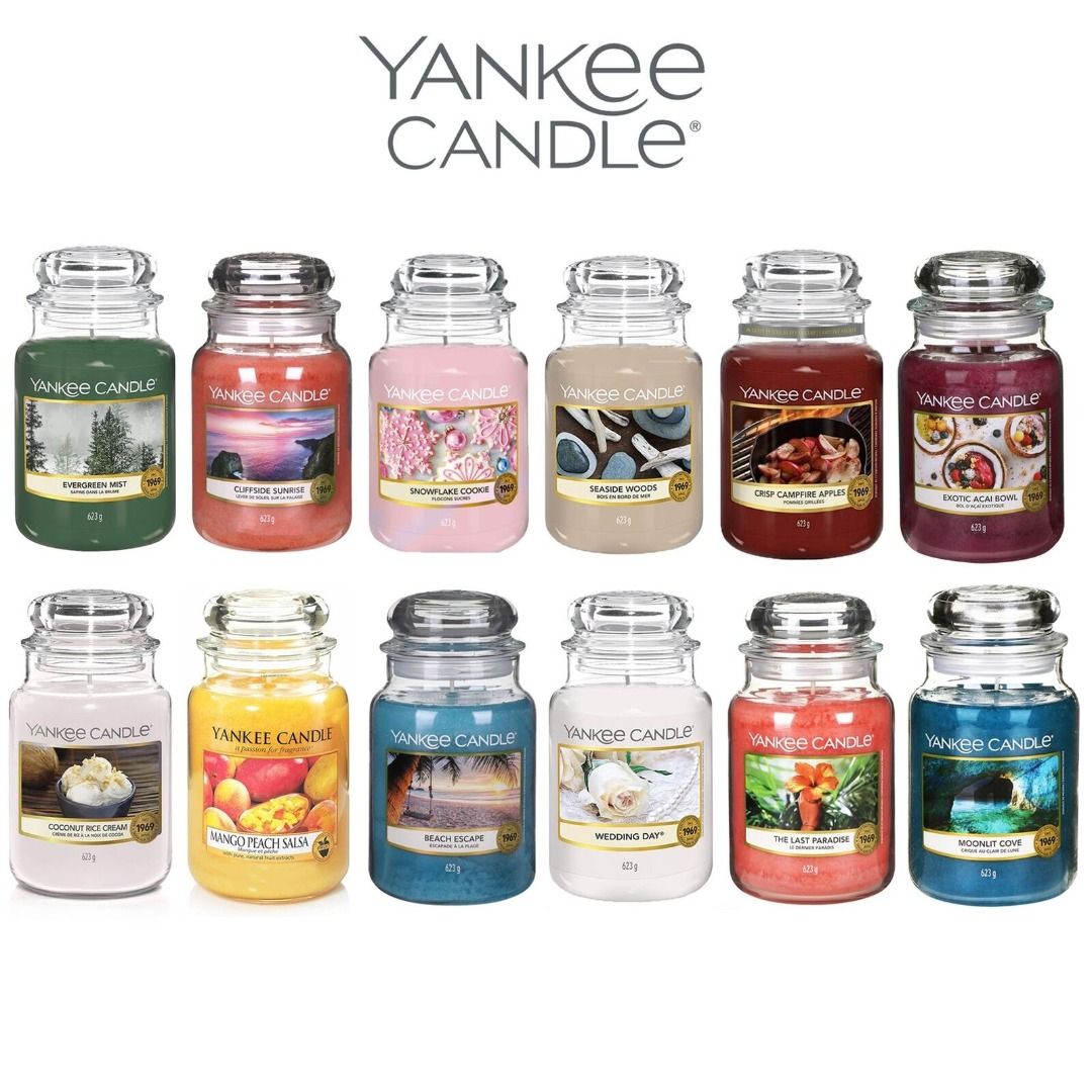 Original large jar soft blanket, white, Yankee Candle