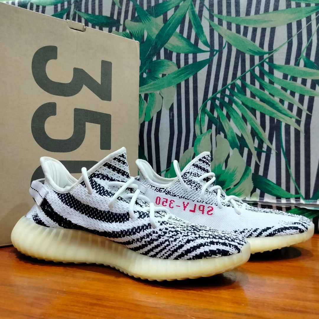 Yeezy boost 35 v2 zebra mens new arrivals