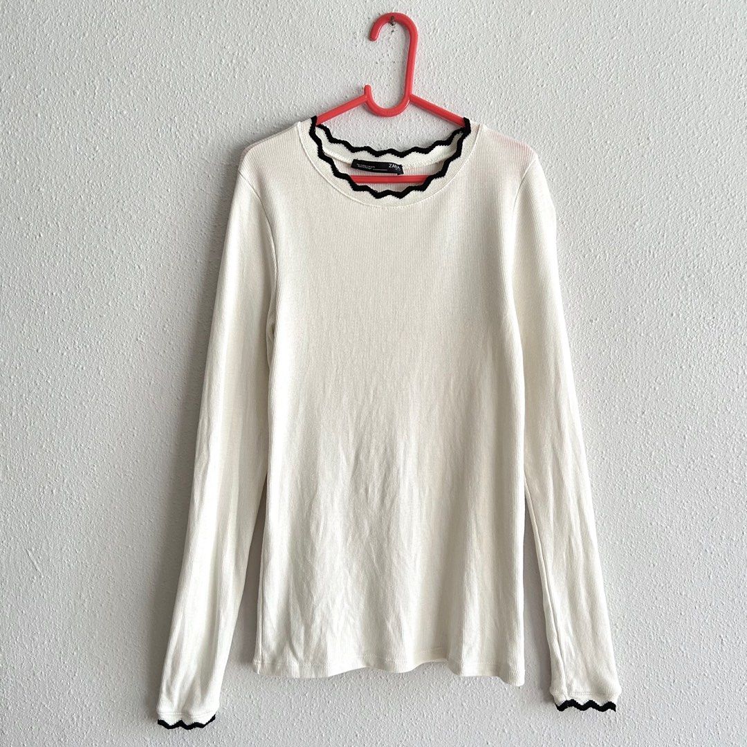 White best sale sweater blouse
