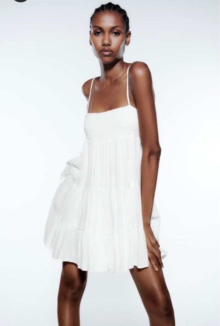 Zara hotsell smock dress