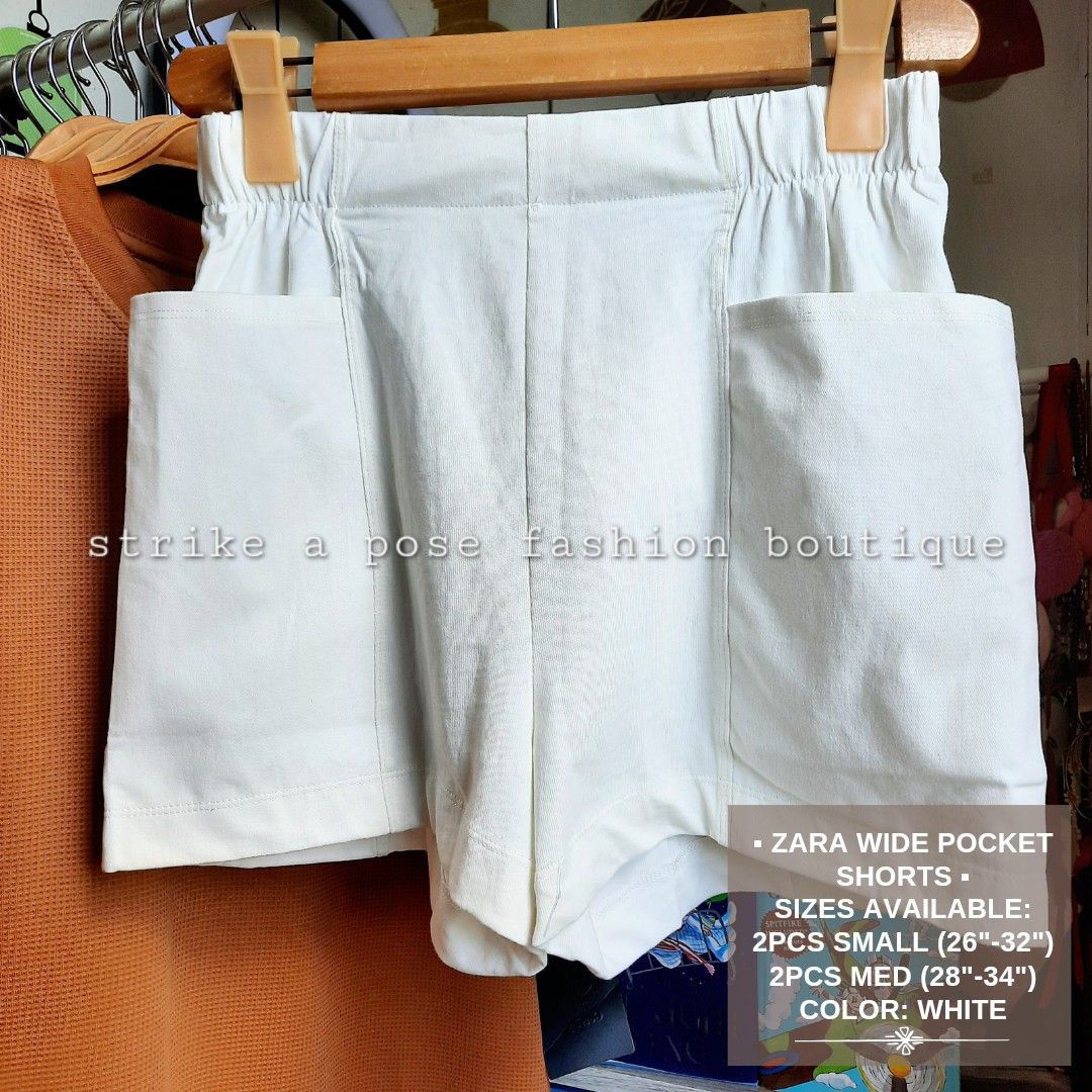 Zelia Cotton Pocketed Shorts