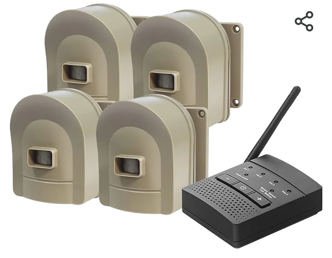 Driveway monitoring system clearance