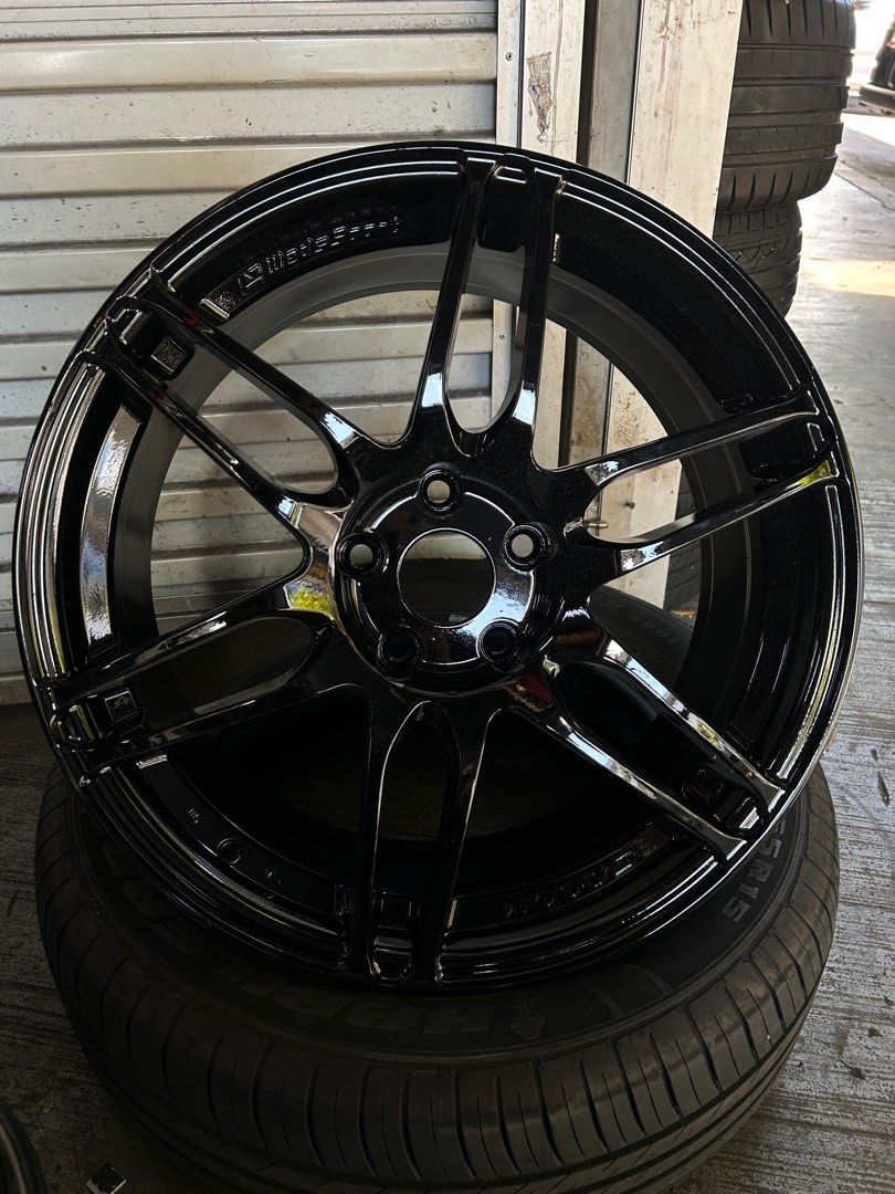 18” ORIGINAL WEDSPORT RIM 5x112 - RAYS VOLKSRACING SSR TE37 RPF01 ...