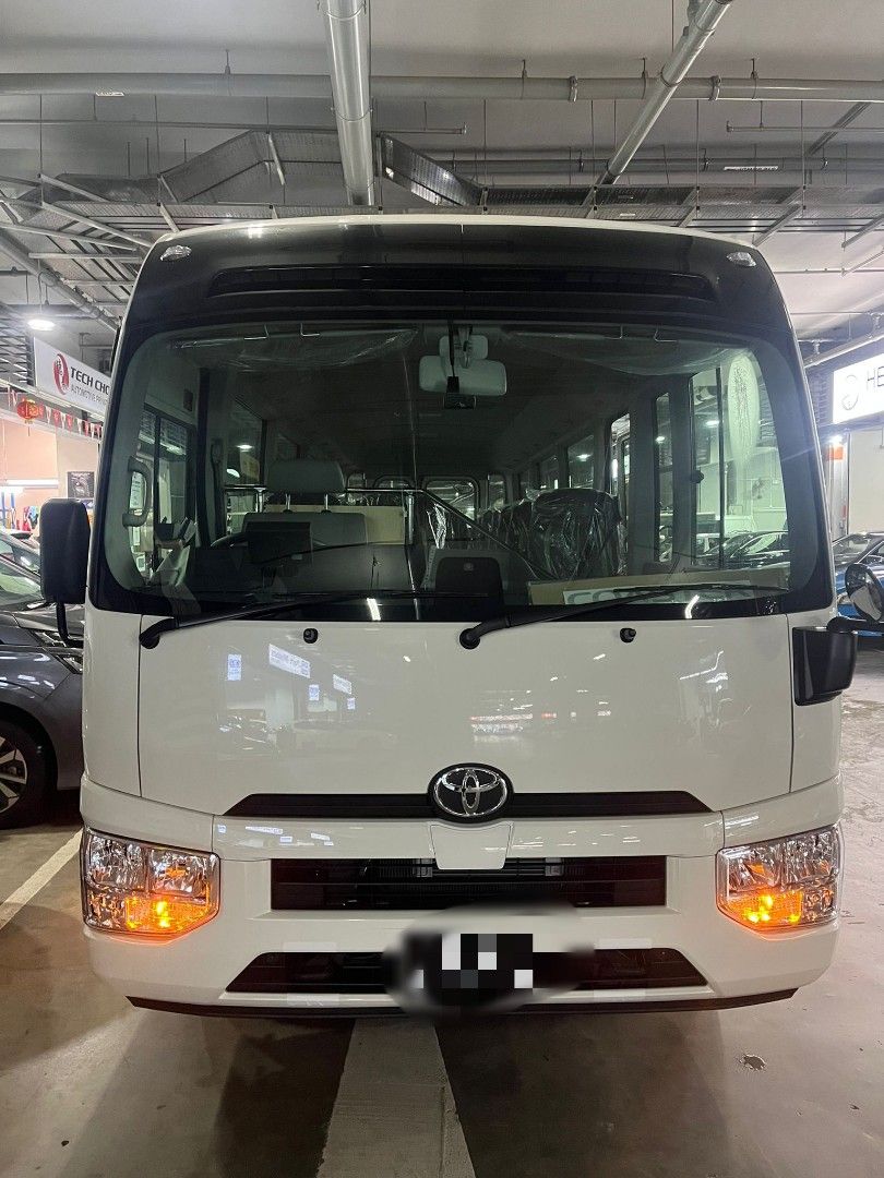 23 Seater Toyota Coaster w driver, Cars, Car Rental on Carousell