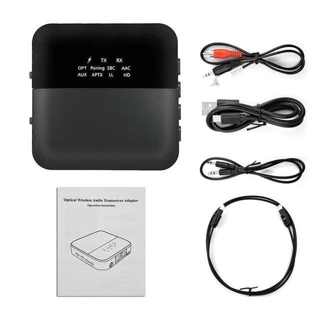 3502) SONRU SPDIF OPTICAL BLUETOOTH 5.0 AUDIO ADAPTER BLUETOOTH-COMPATIBLE  TRANSMITTER RECEIVER FOR TV LAPTOP STEREO SYSTEM WIRELESS ADAPTER, Audio, Portable  Audio Accessories on Carousell
