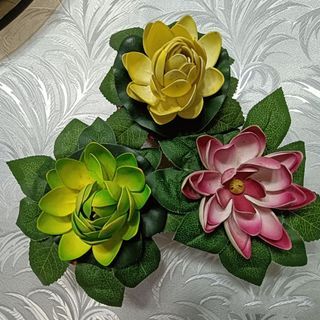 3 Artificial Flowers (as a SET)