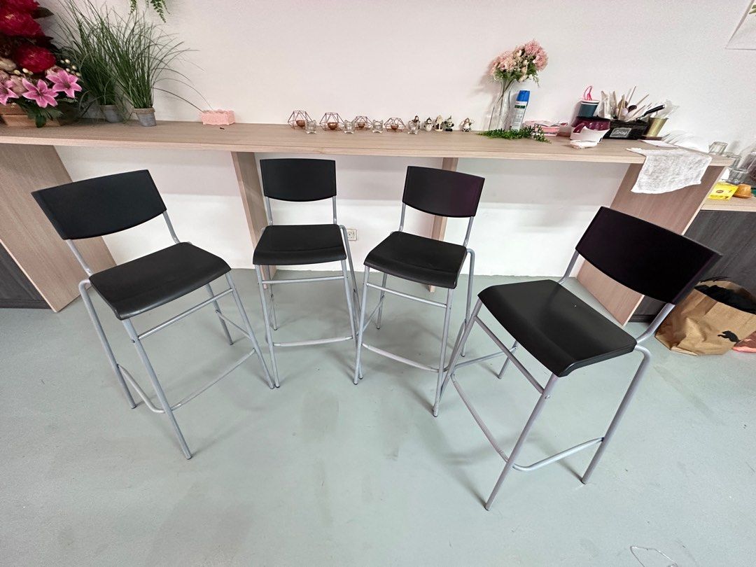 Ikea high bar 2025 chair