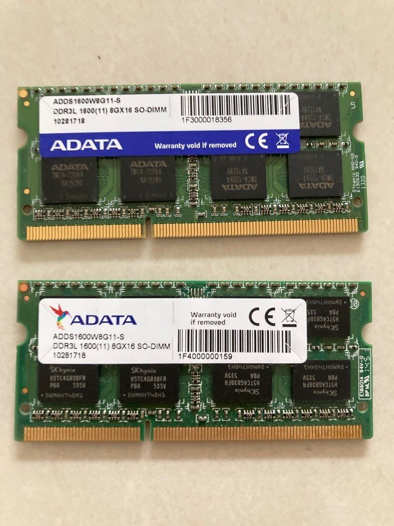 Ram ddr3l 8 discount gb