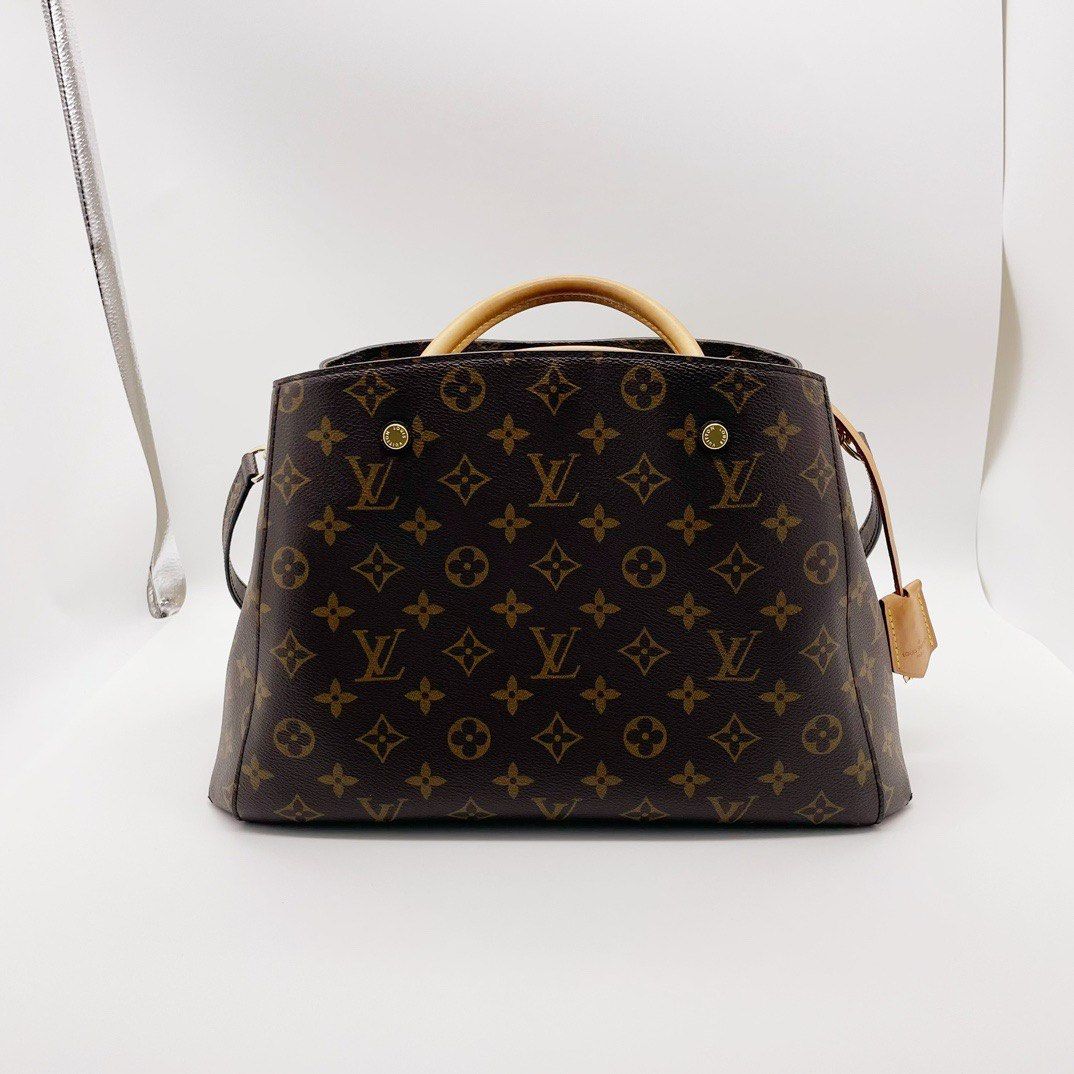 Louis Vuitton Montaigne MM Black, Monogram Empreinte Leather, GHW, Luxury,  Bags & Wallets on Carousell