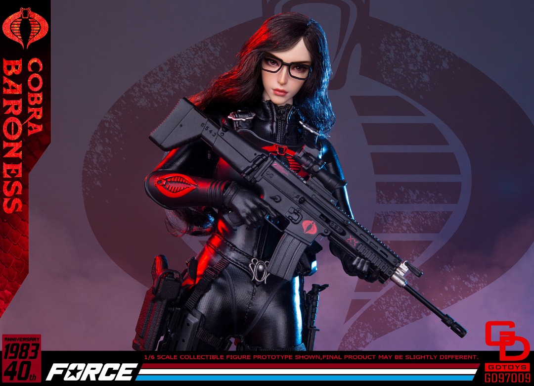 GDTOYS BARONESS 眼鏡蛇男爵夫人1/6スケールタイプホットトイ