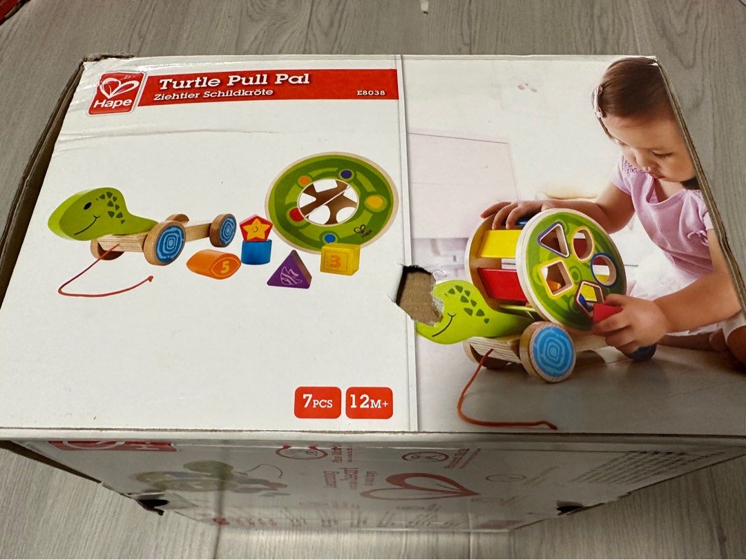 Hape turtle pull pal clearance