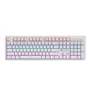 【全新行貨 門市現貨】MACHENIKE K520 RGB 108鍵 有線機械式鍵盤 (白色) KB-MK5B1BW64167393778179110