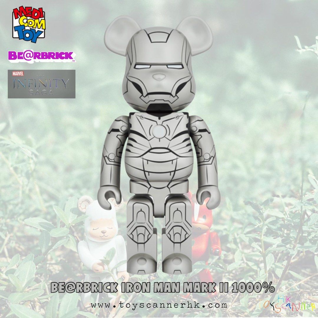 預訂Pre-Order) BE@RBRICK IRON MAN MARK II 1000% BEARBRICK MARVEL