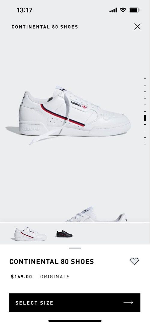 Mens adidas continental 8 sale online
