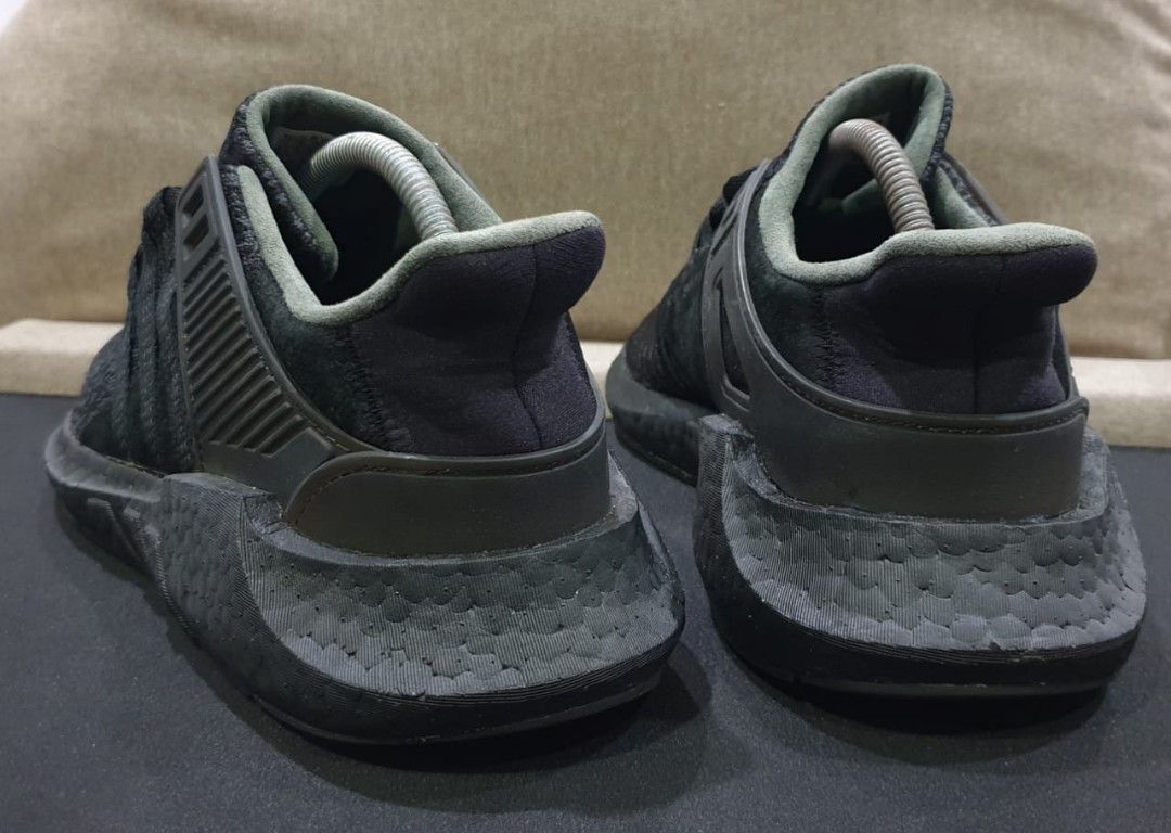 Adidas eqt support sales triple black on feet
