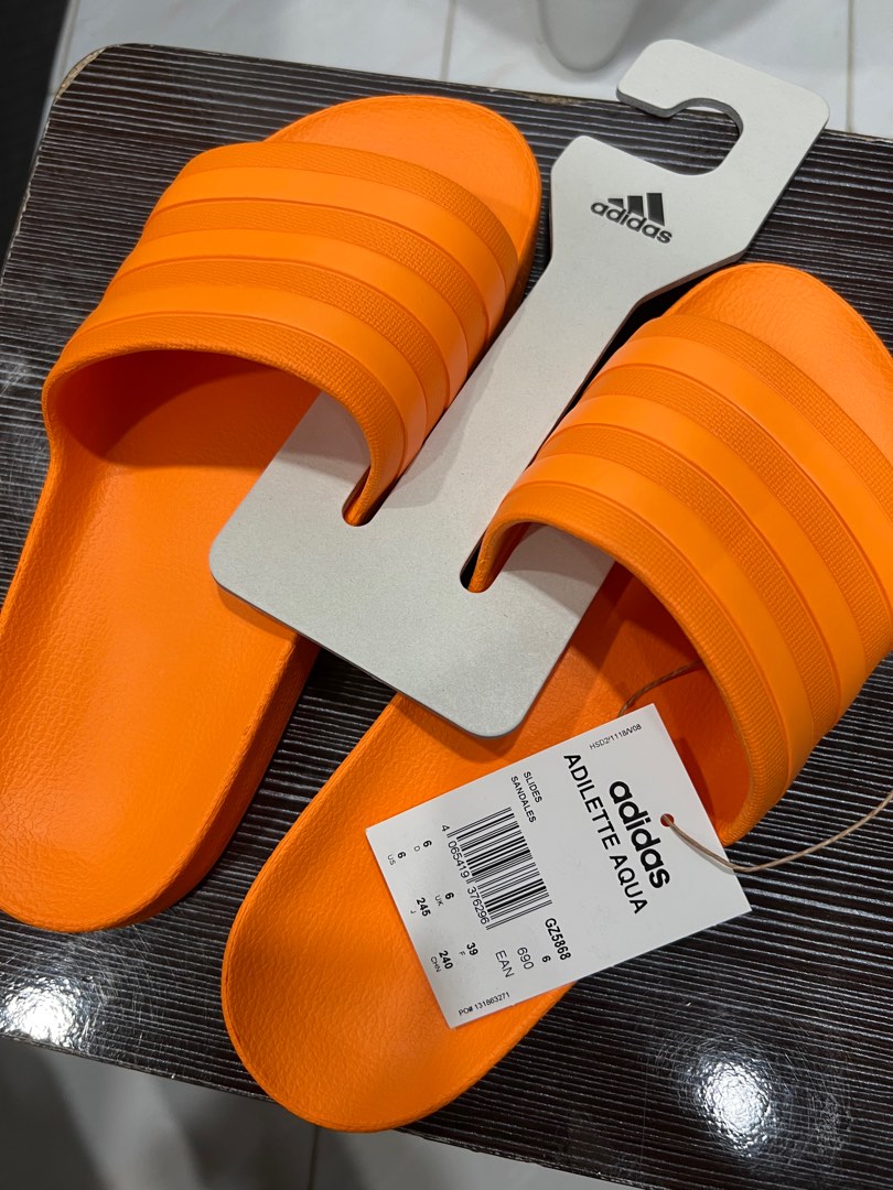 Adidas Slides Original, Men's Fashion, Footwear, Flipflops and Slides ...