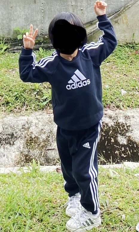 Adidas sweatpants and sweater set hotsell