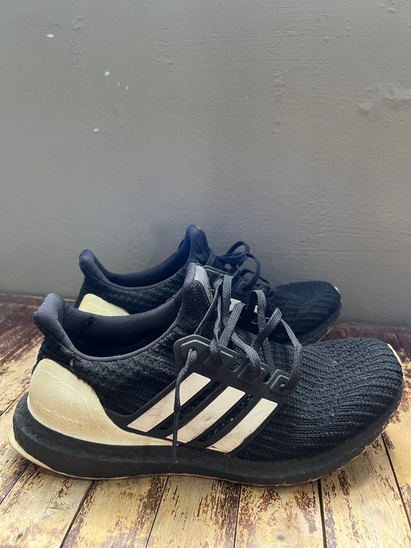 Adidas Ultra Boost 4.0 Black White, Men's Fashion, Footwear, Sneakers on  Carousell