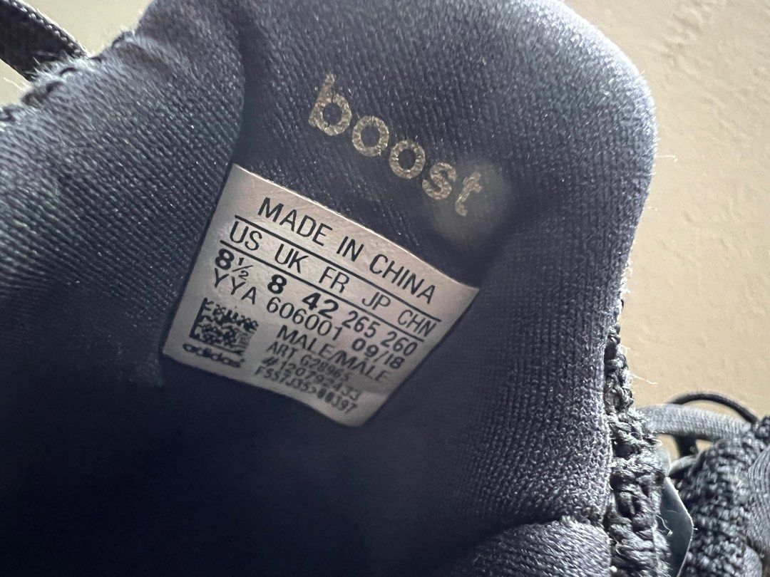 Ultra boost 4.0 size tag hot sale