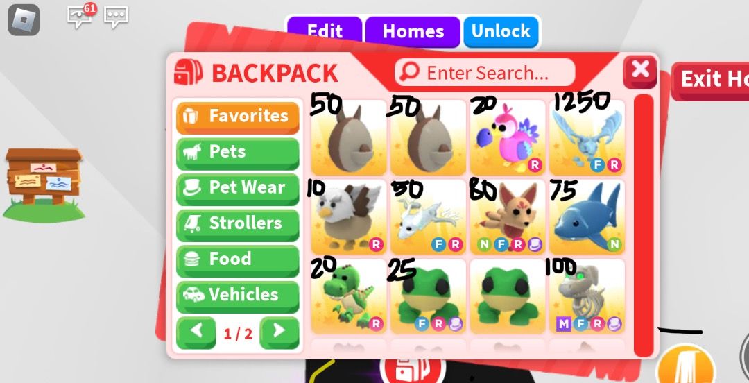 Adopt me pets for sale on Carousell