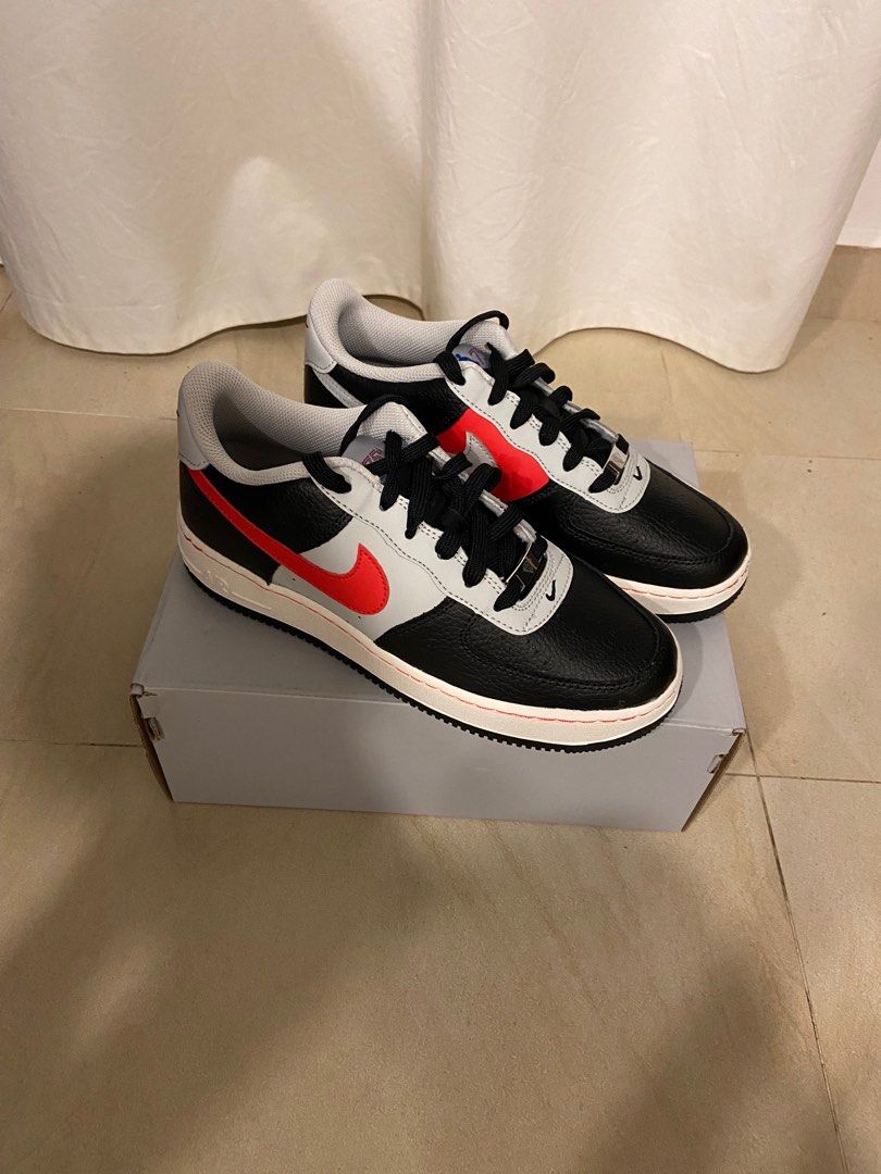 Af1 black deals and red