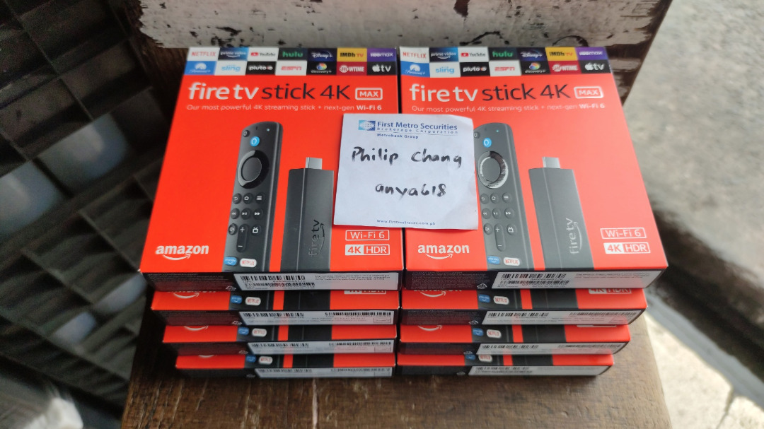Amazon Fire TV Stick 4K Max Streaming Device, TV & Home Appliances, TV ...