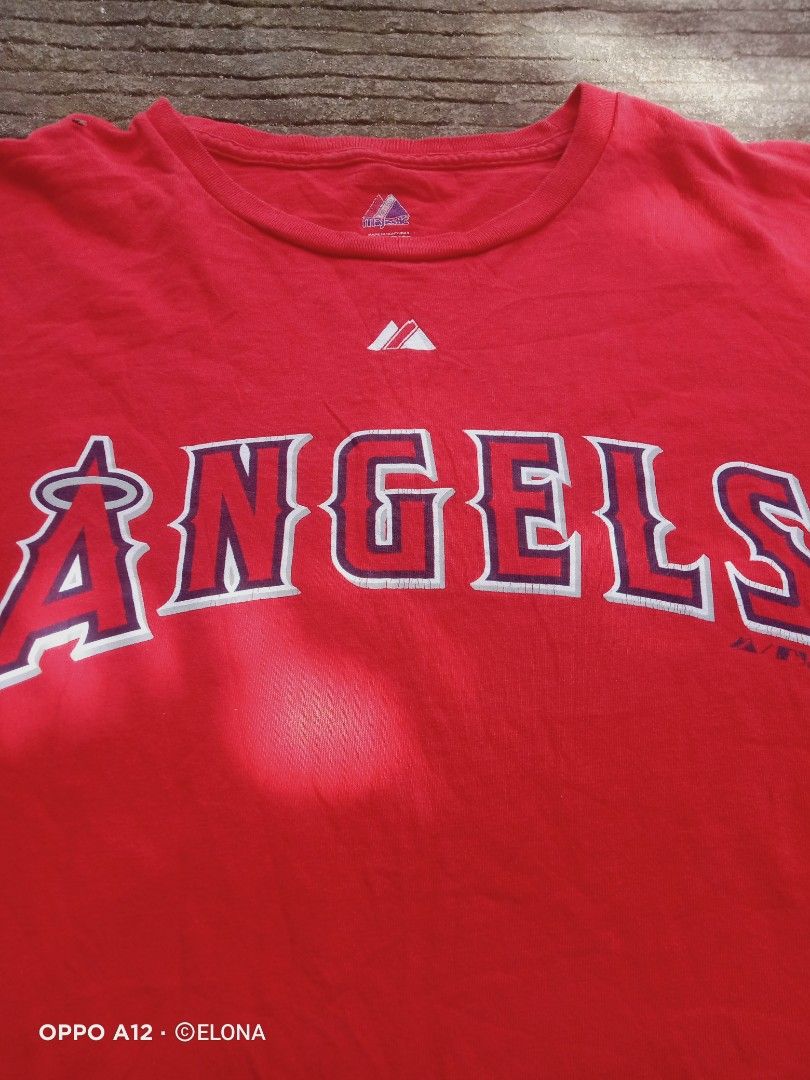 Majestic Youth Los Angeles Angels of Anaheim Short-Sleeve T-Shirt, Navy,  Small