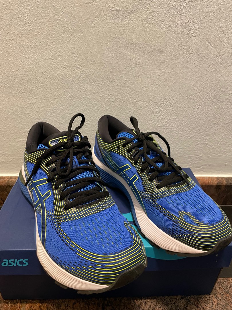 Asics men's gel-nimbus 21 shoe - clearance illusion blue/black