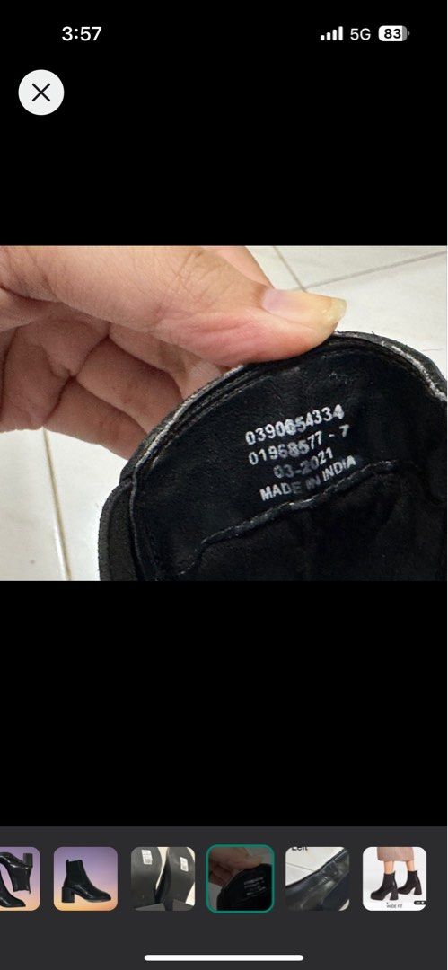 ASOS Chelsea Boots (Category: Boots) located in Angono. Submitted by declutteringpj (Listing ID 1247671152, Image 2). Description: Auth ASOS Boots Like New! Used twice only. Condition: Light creasing in front shown in pic RFS: Declutter 📍LOCATION: Angono, Rizal 🚚NO RUSH ORDER / NO SAME DAY SHIPPING ‼️MOSTLY WEEKENDS ‼️LALAMOVE/ J&T starts @ $65 💵PAYMENT FIRST - GCASH LANG 🚫NO TO SWAP 🏷️LAST PRICE POSTED .