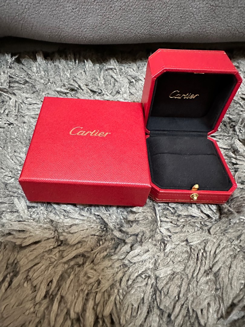 Authentic Cartier Jewelry Box For Ring, Luxury, Accessories On Carousell