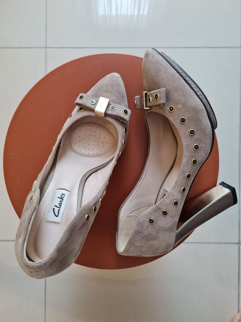Authentic Clarks 4 inch Heels Size UK 4.5 Good for work Women s