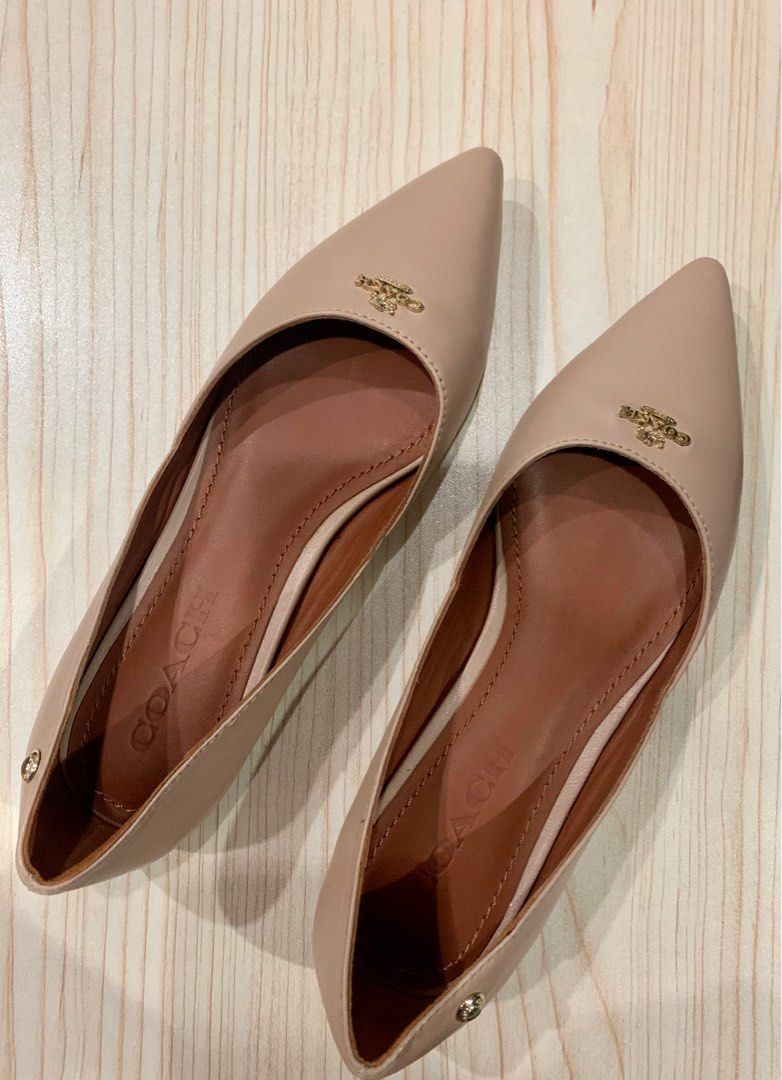 Coach patrice leather pump new arrivals