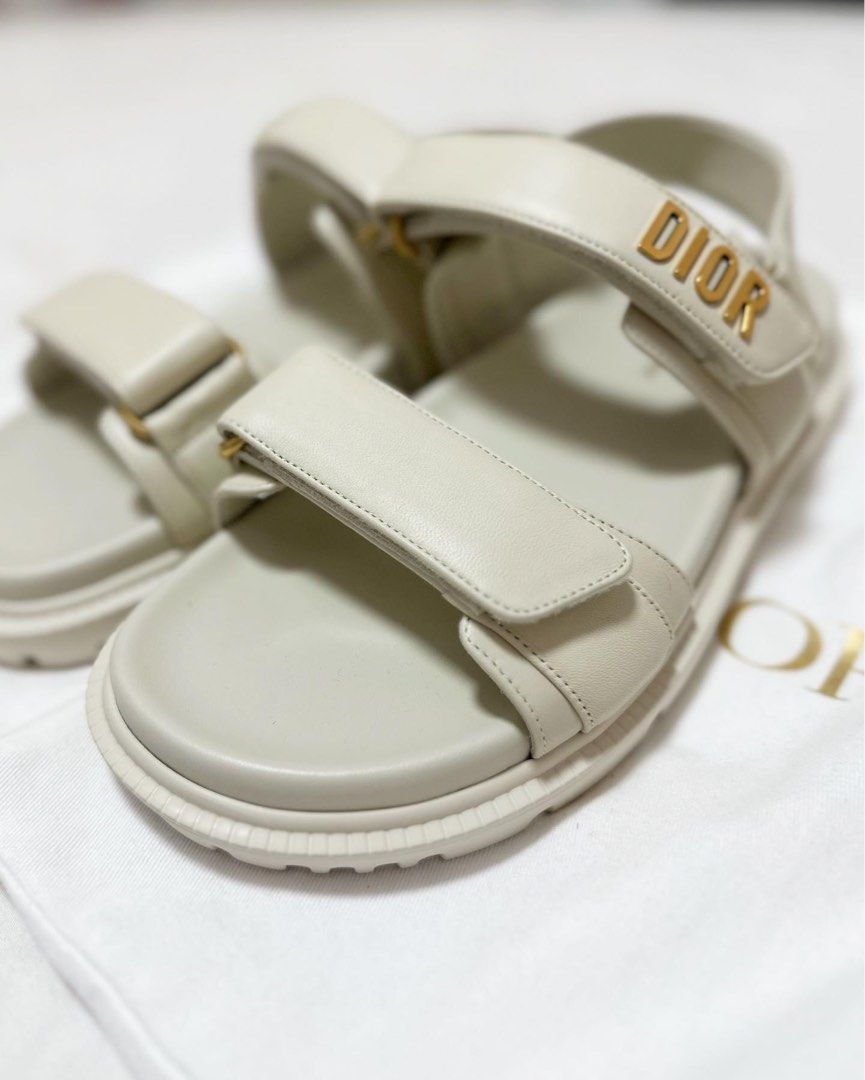 Christian dior velcro sandals sales