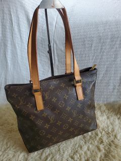 Louis Vuitton, Bags, Louis Vuitton Monogram Cabas Piano Tote Browngold