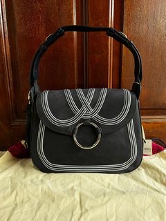 Tory Burch Robinson Dome Satchel Bag (Black), Luxury, Bags & Wallets on  Carousell