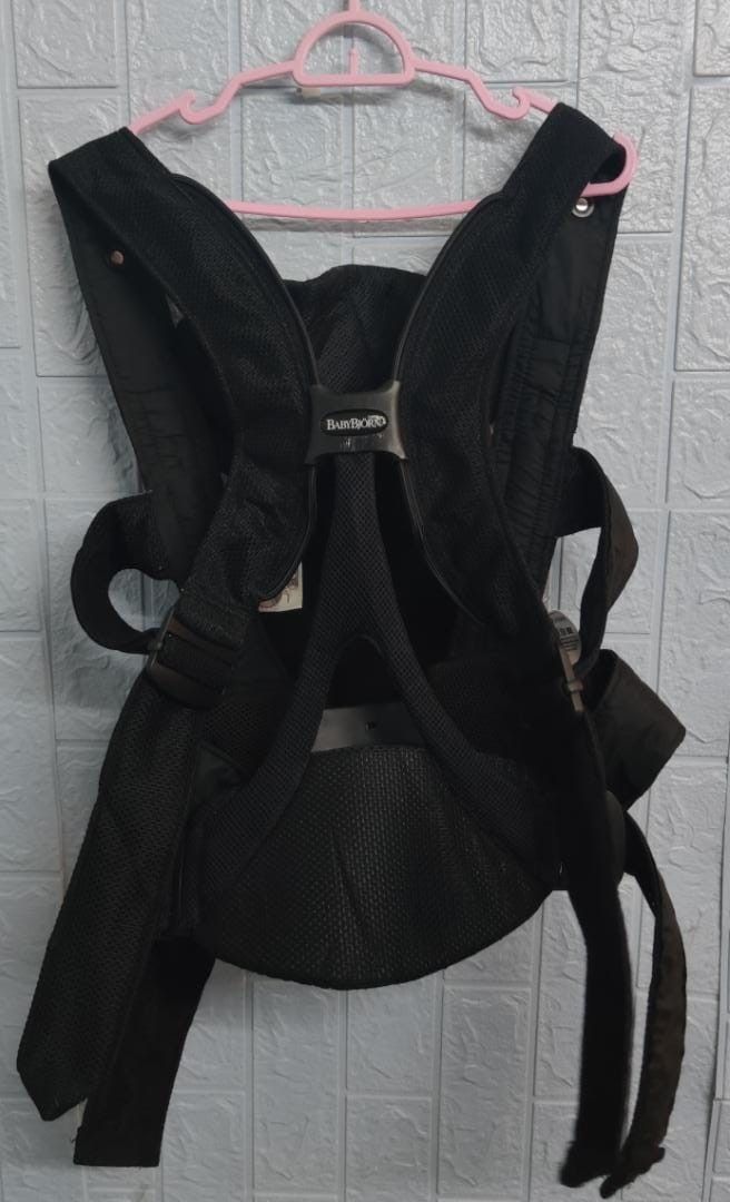 Baby bjorn miracle black mesh online