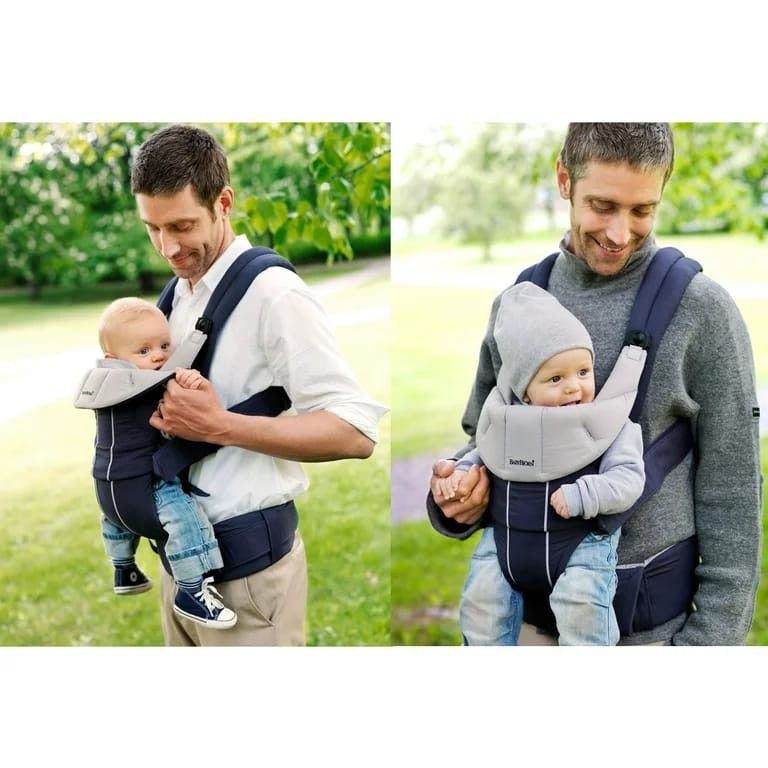 Preloved BabyBjorn Comfort Carrier Organic Anthracide Babies
