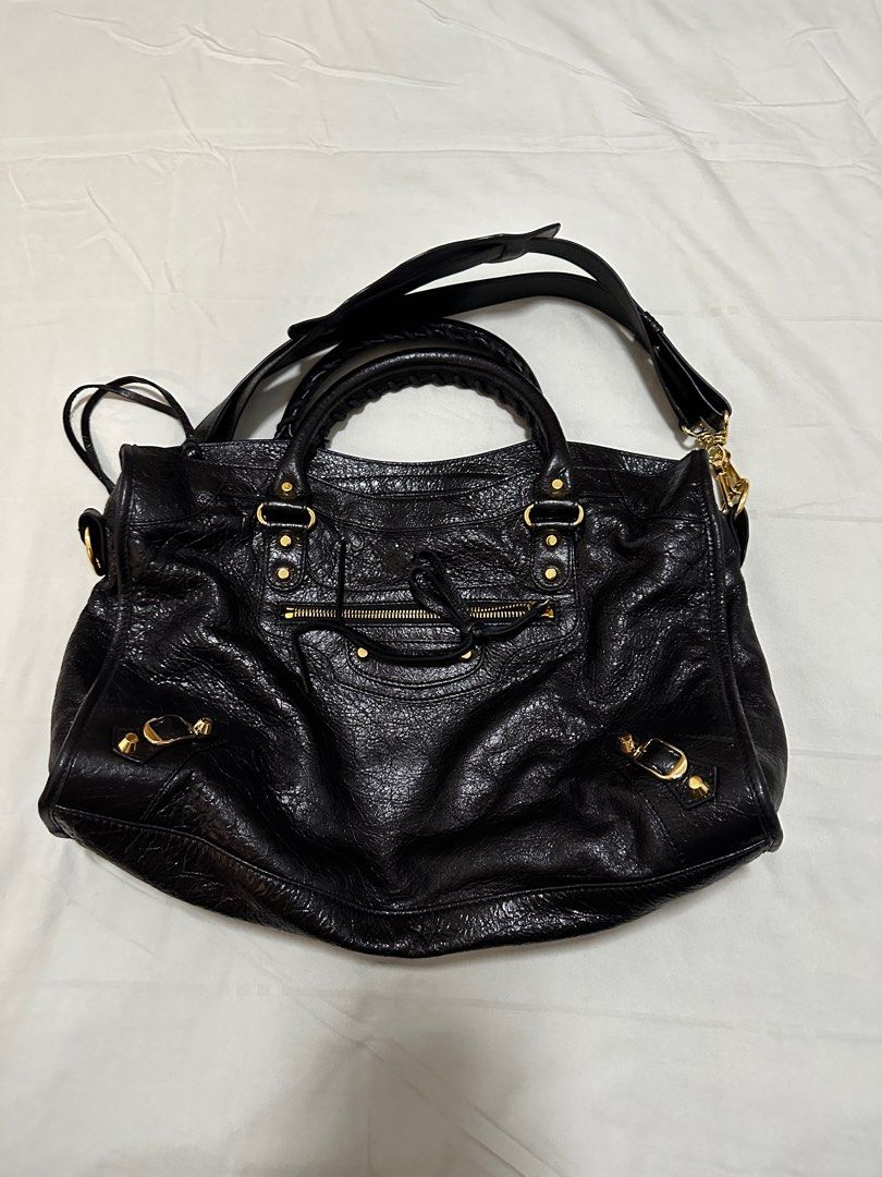 Balenciaga City Classic M Gold Hardware