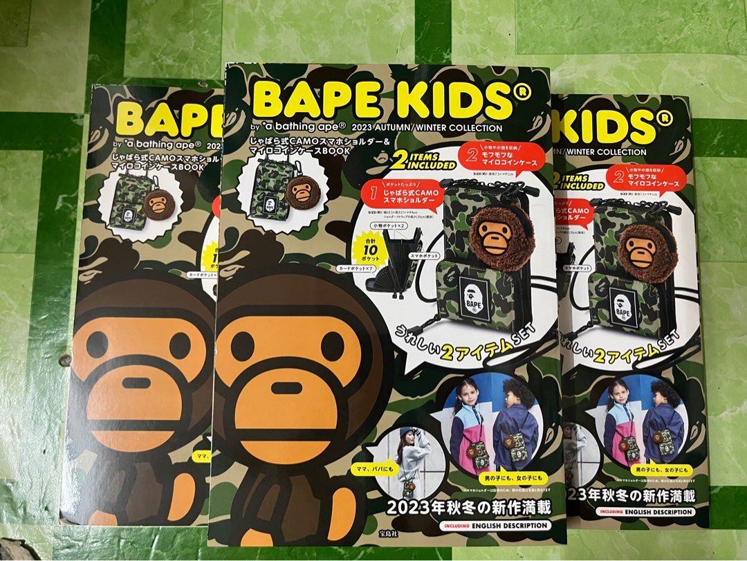 BAPE KIDS® by *a bathing ape® スマホショルダー - 女性情報誌