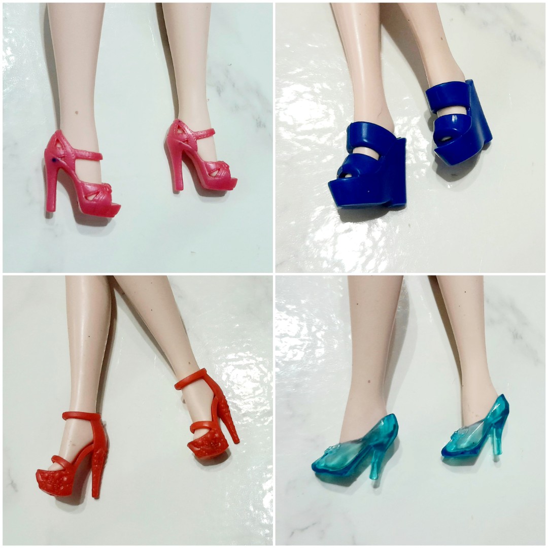 Barbie Doll Shoe Set on Carousell
