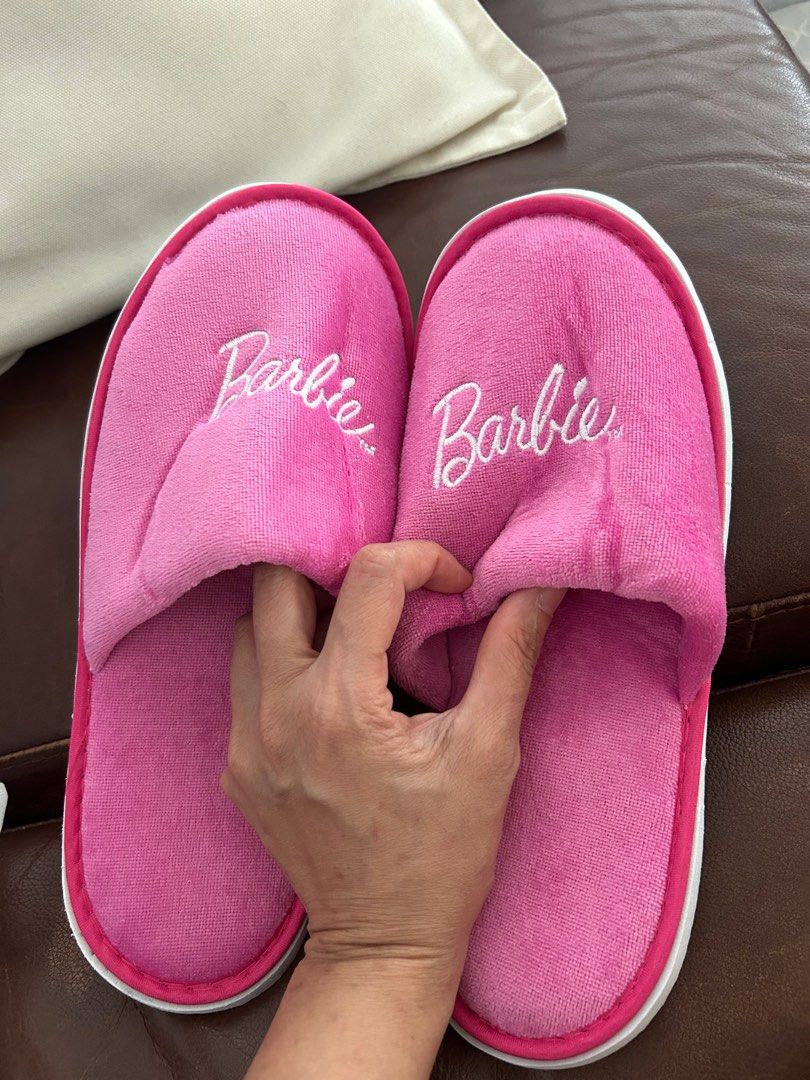 Barbie slippers Women s Fashion Footwear Flipflops and Slides