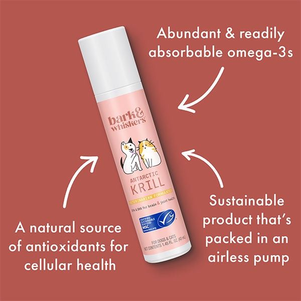 Bark & Whiskers, Dr Karen Becker Krill Oil Liquid Pump (43ml) Omega3