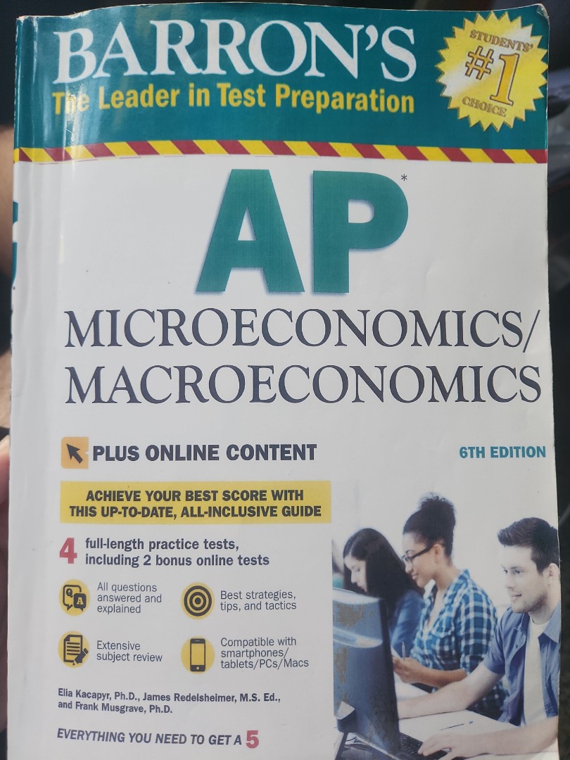 Barron's　Magazines,　Hobbies　AP　Books　Microeconomics/AP　Toys,　Macroeconomics,　Textbooks　on　Carousell